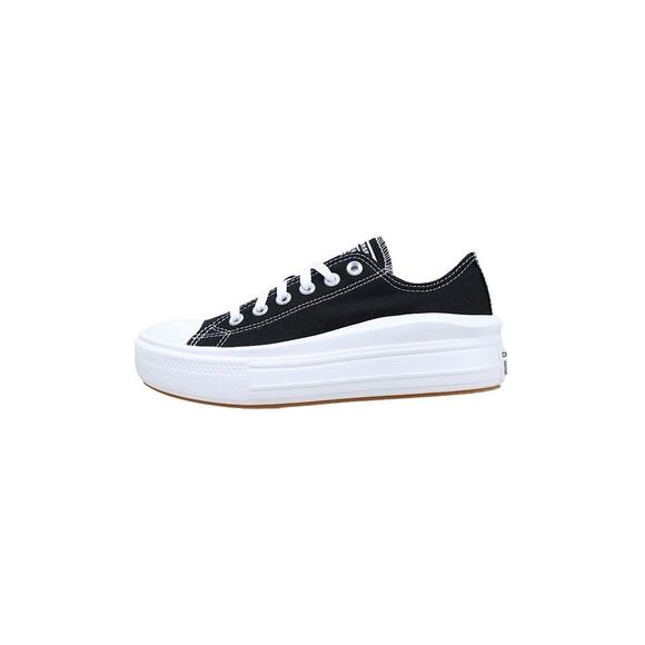 NWT Converse Women's Chuck Taylor All Star Move Canvas Platform Black/White 8.5 - Picture 7 of 7